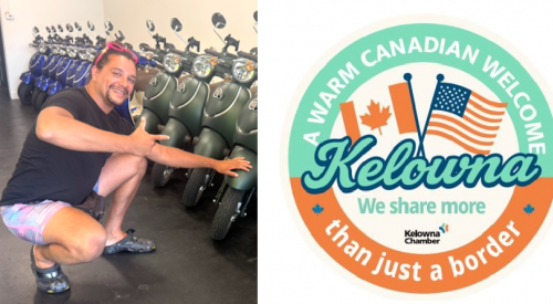 Kelowna businesses hanging out the shingle to 'Welcome Americans'