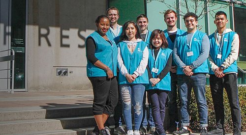 BC Cancer Foundation canvassers going door to door in Kamloops